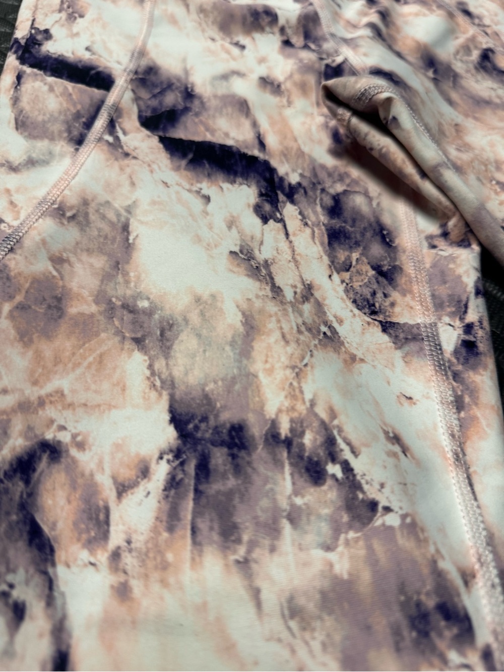 Old Navy Active PowerSoft High Rise Marble Print Leggings Girls L - Picture 3 of 8